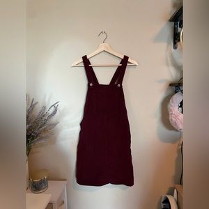 TopShop Corduroy Overall Dress